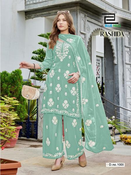 Blue hills rashida designer kurti catalog wholesale